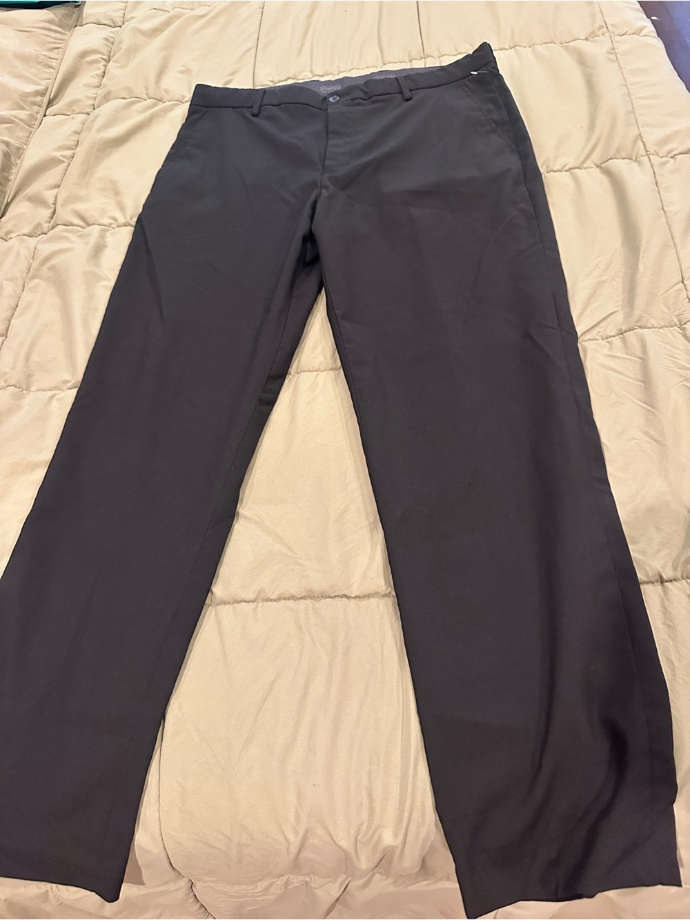 Daniel Hechter Men's Black Dress Pants